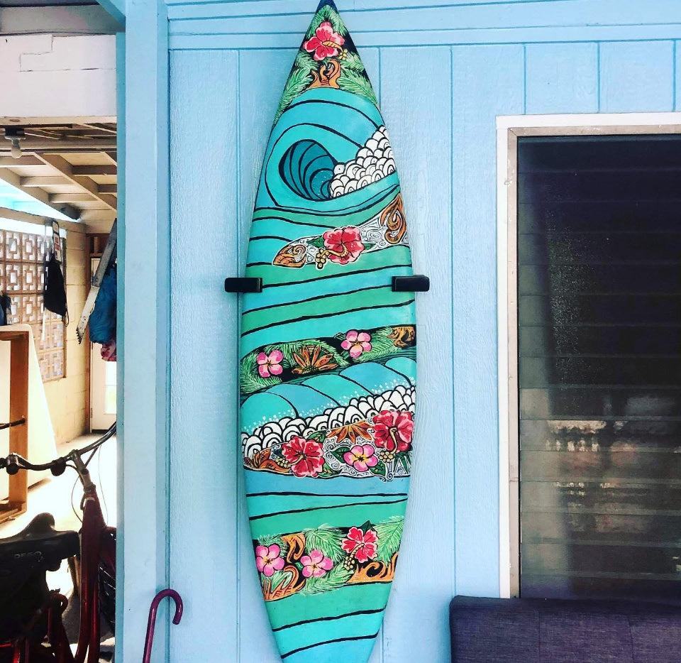 Hand Painted Surfboard
