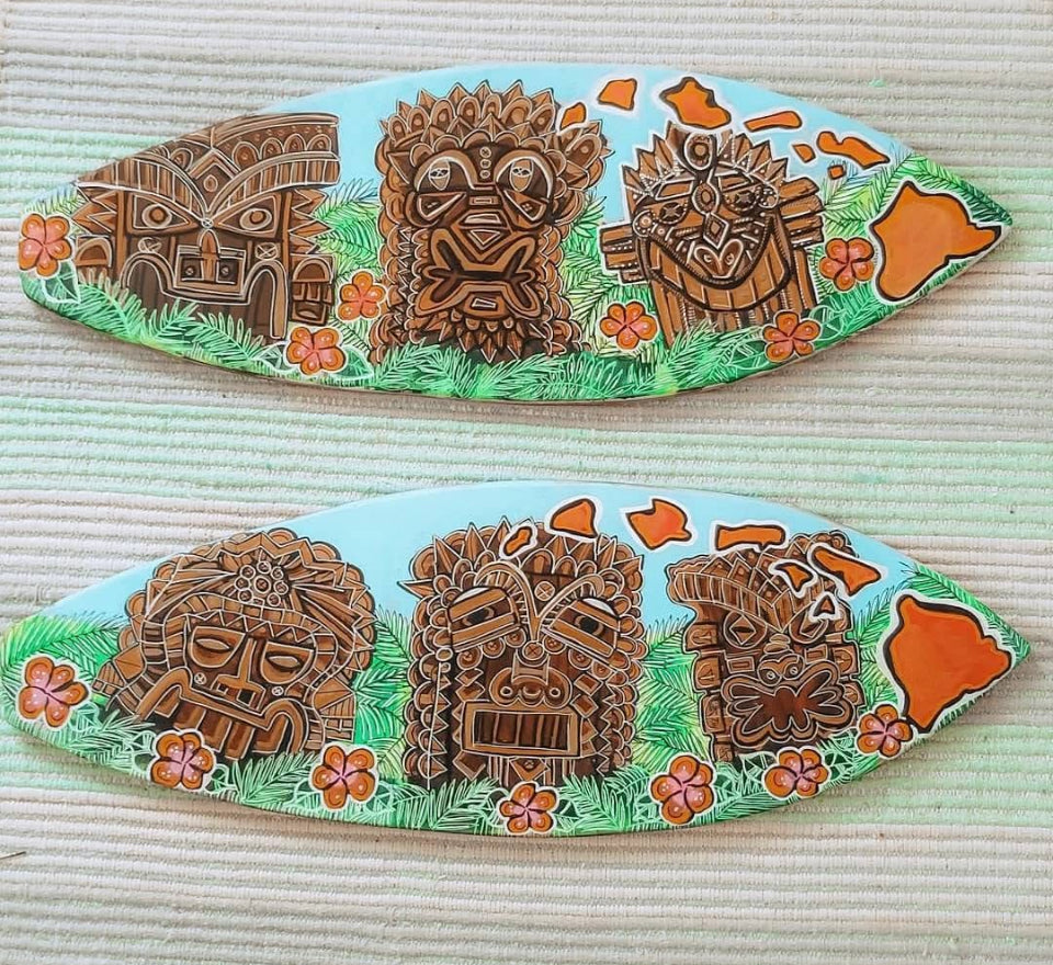 Hand Painted Surfboard