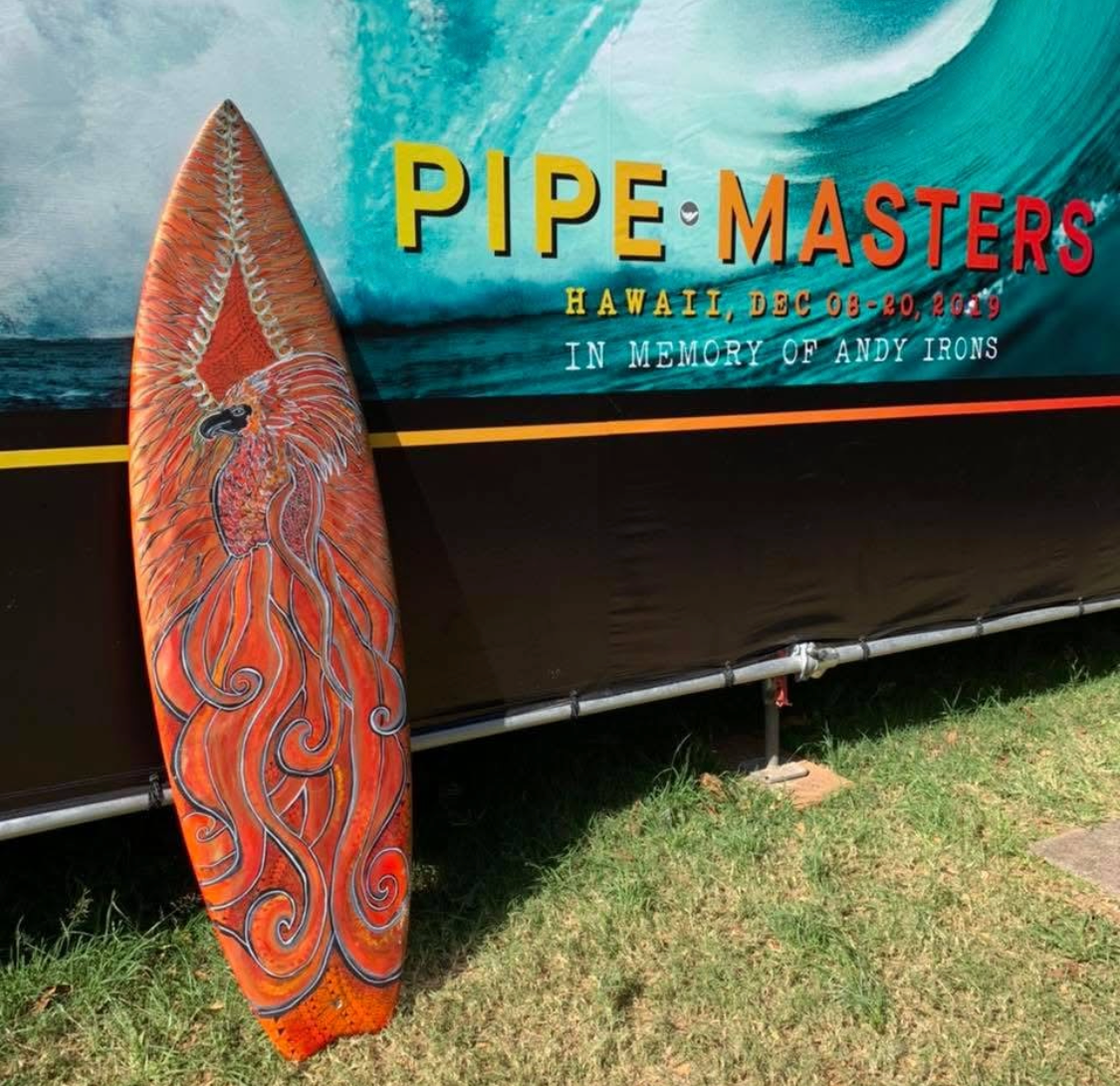 Hand Painted Surfboard
