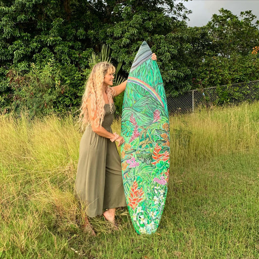 Hand Painted Surfboard