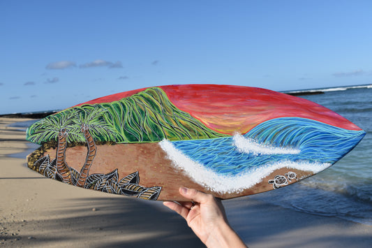 Hand Painted Surfboard