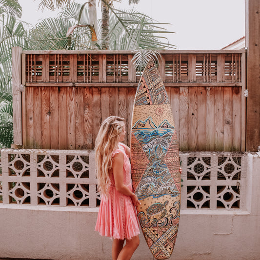 Hand Painted Surfboard
