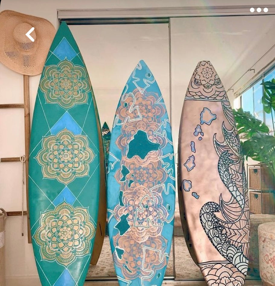 Hand Painted Surfboards
