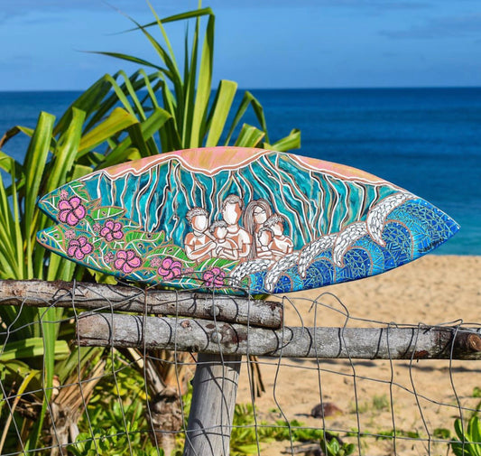 Hand Painted Surfboard