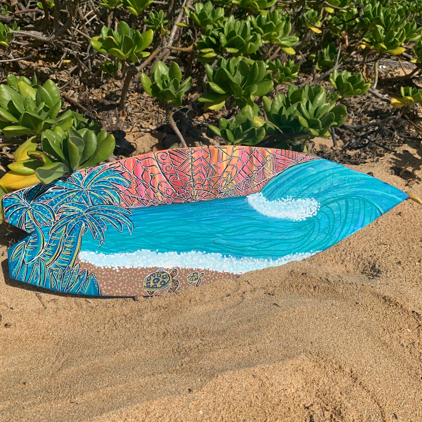 Hand Painted Surfboard