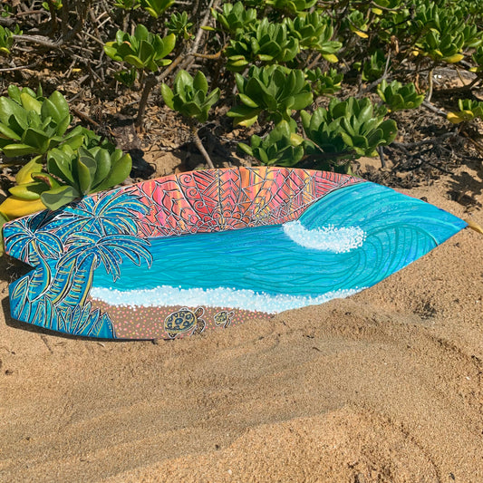 Hand Painted Surfboard
