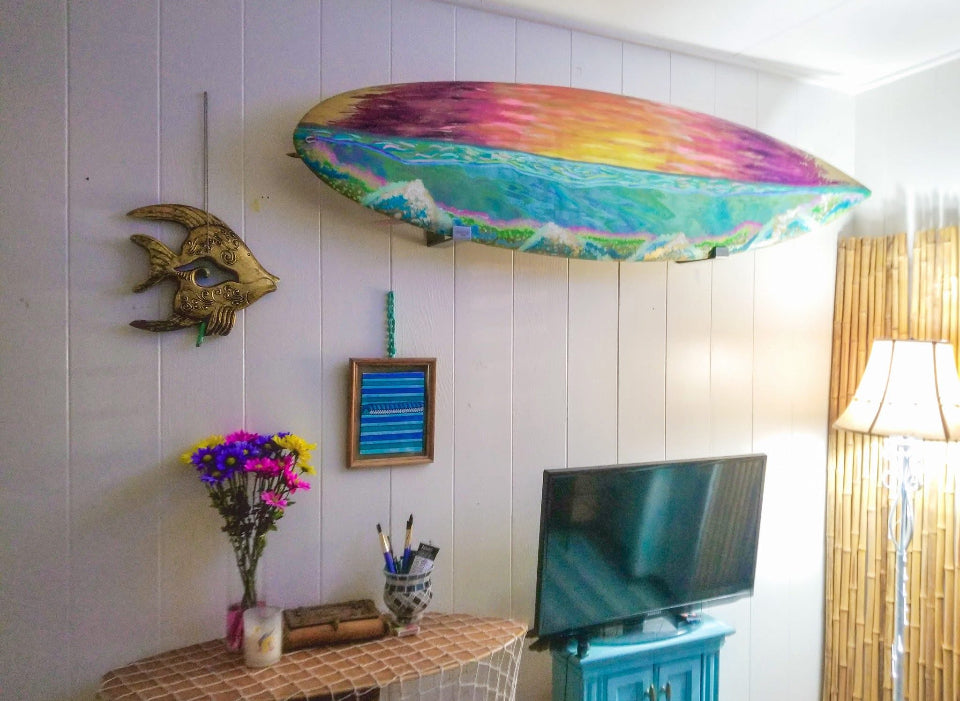 Hand Painted Surfboard