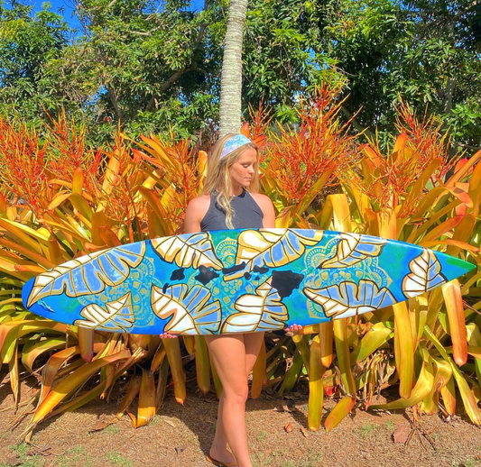 Hand Painted Surfboard