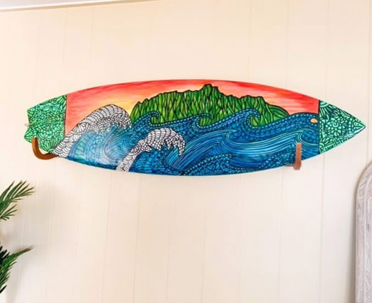 Hand Painted Surfboard