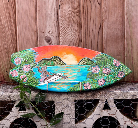 Hand Painted Surfboard