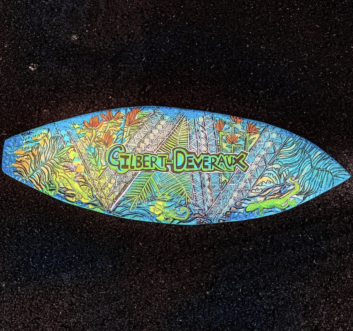 Hand Painted Surfboard