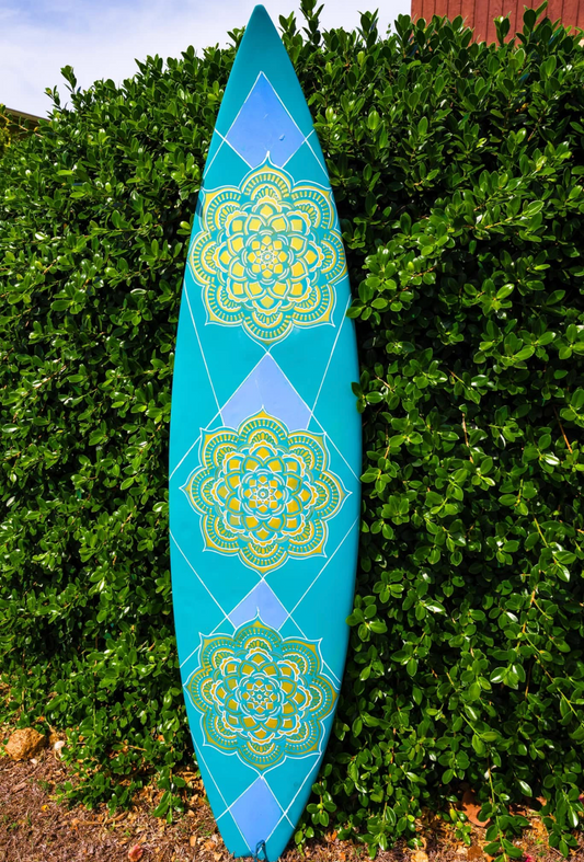 Hand Painted Surfboard