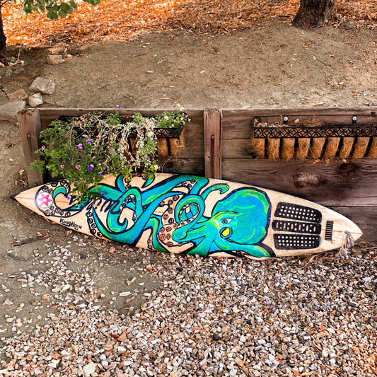 Hand Painted Surfboard