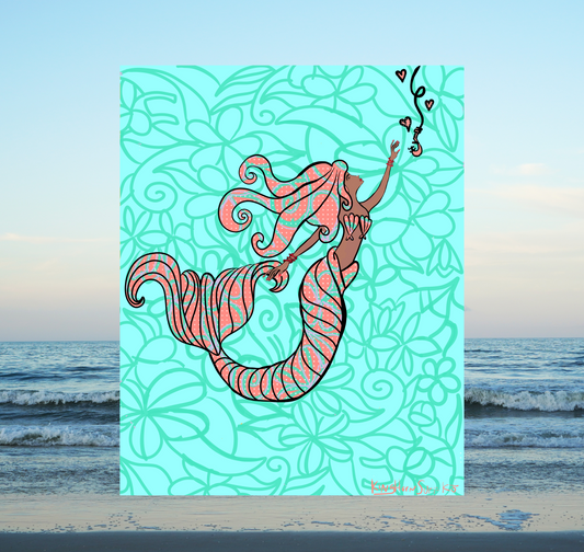Hawaii Mermaid & Fisherman Set